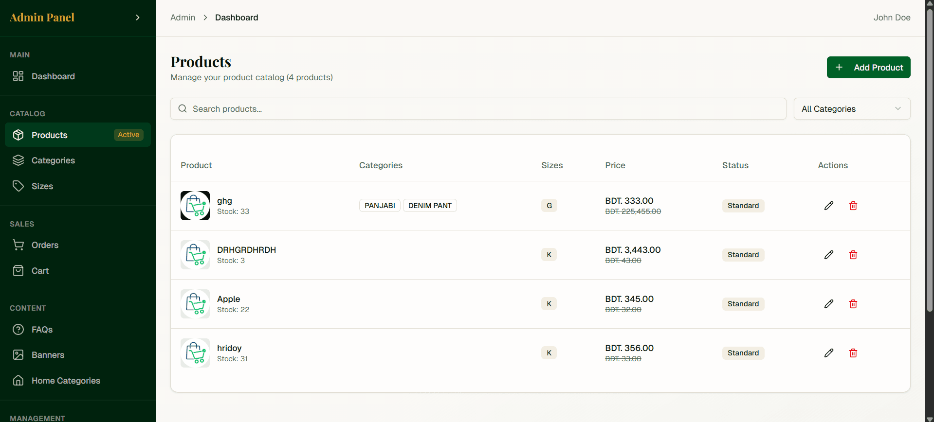 Multi-Vendor E-Commerce Platform
